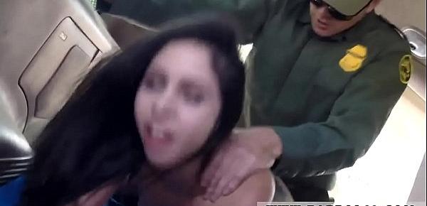  Green eye teen blowjob Pale Cutie Banging on the Border